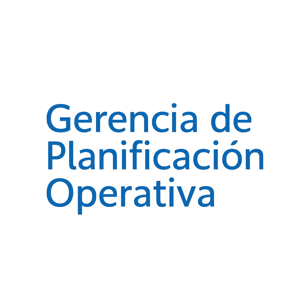 Gerencia de Planificación Operativa